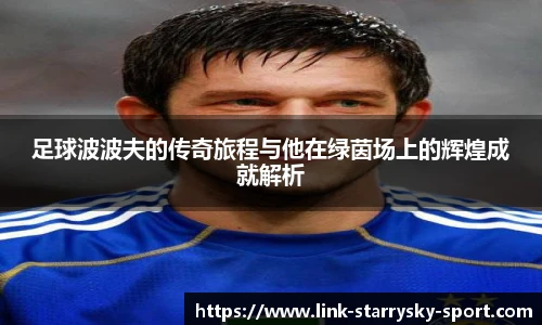 足球波波夫的传奇旅程与他在绿茵场上的辉煌成就解析